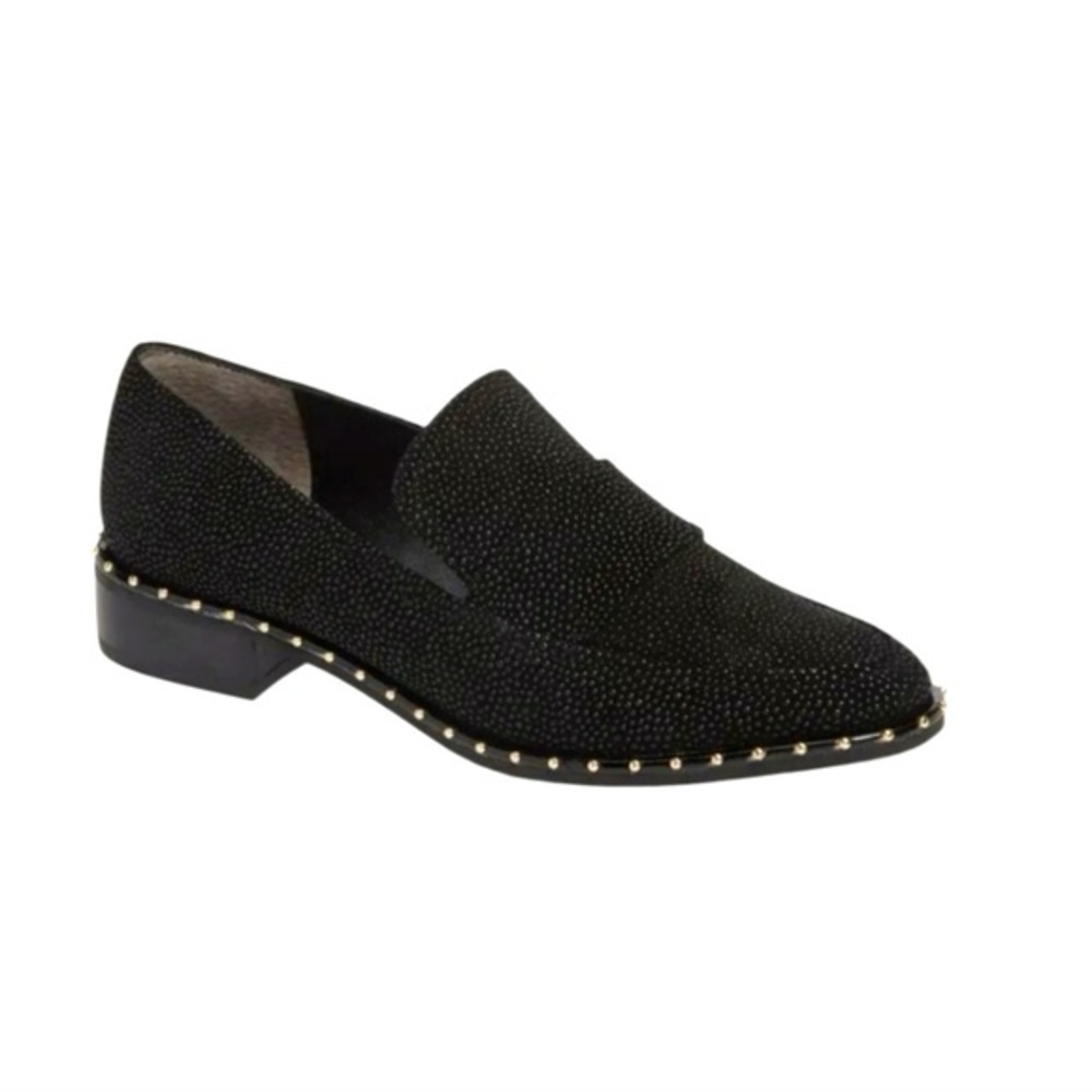 Adrianna Papell Black Women’s Slippers Studded Loafers - Size 9